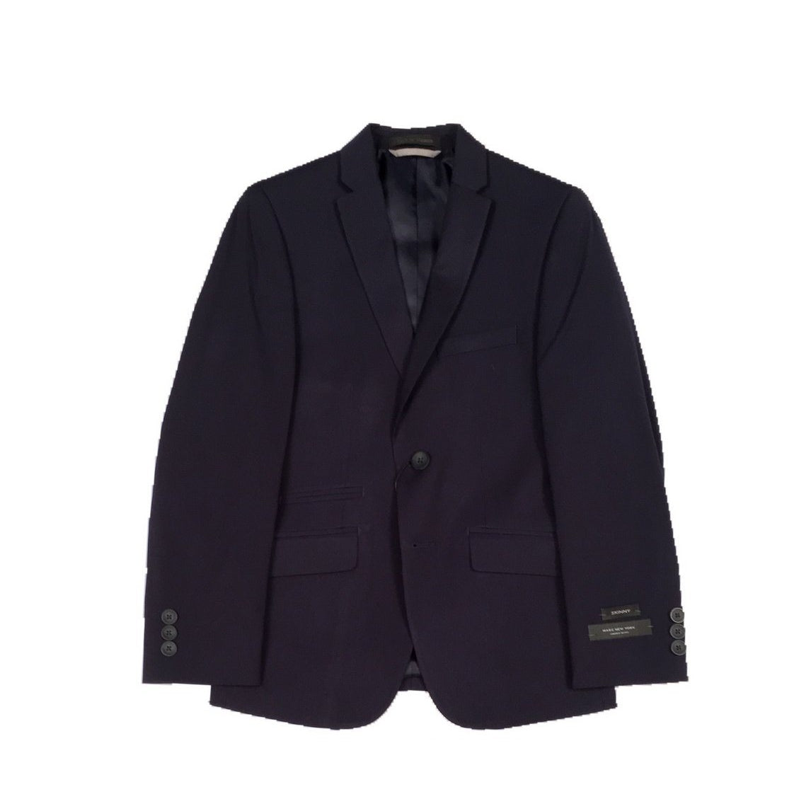 Marc New York Boys Husky Mini Stripe Navy Suit WH499 Suits (Boys) Marc New York