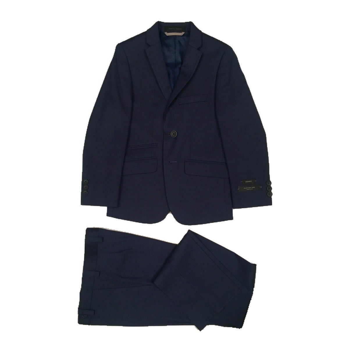 Marc New York Boys Skinny Blue Sharkskin Suit W0570 Suits (Boys) Marc New York
