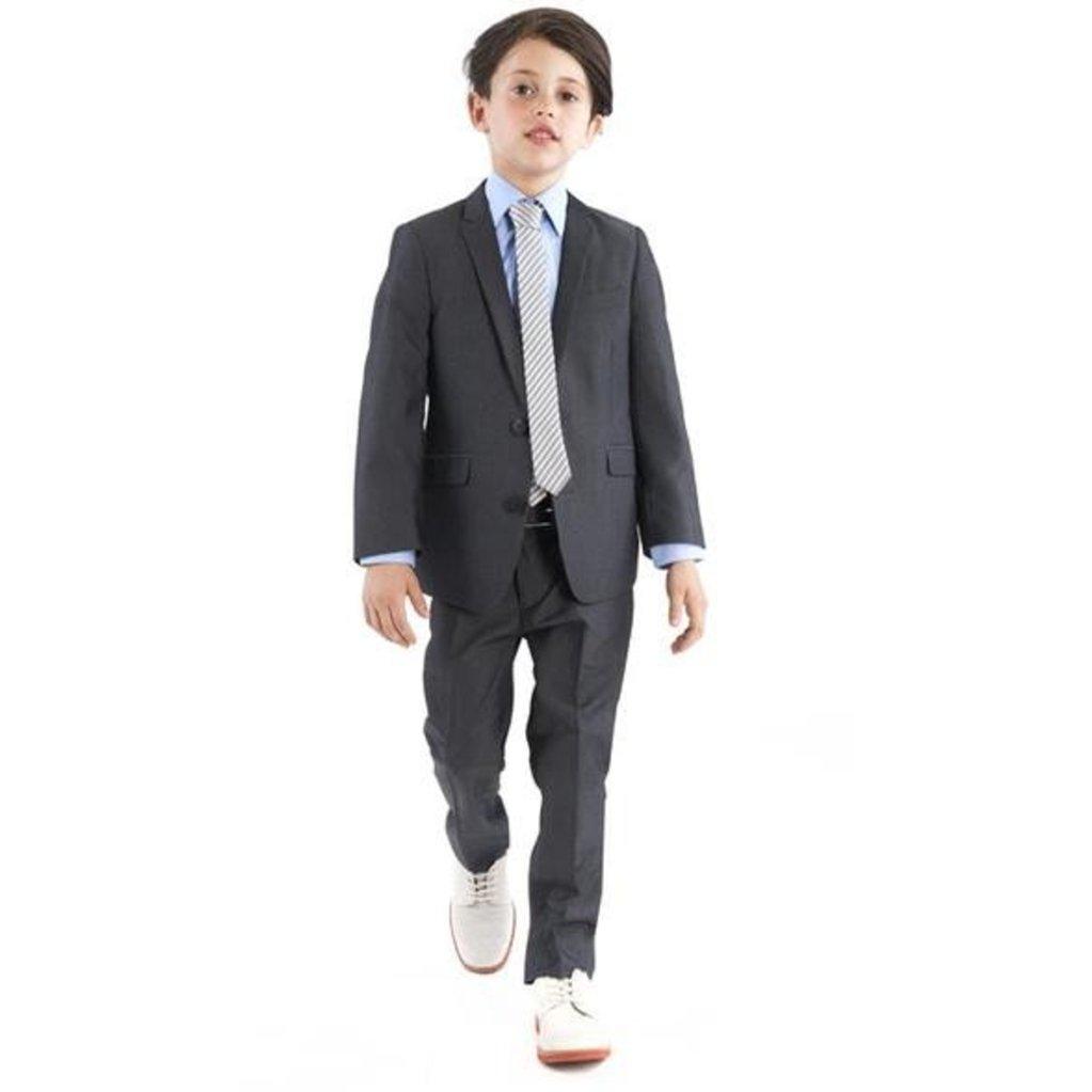 Appaman Mod Boys Slim Classic Vintage Black Suit Suits (Boys) Appaman