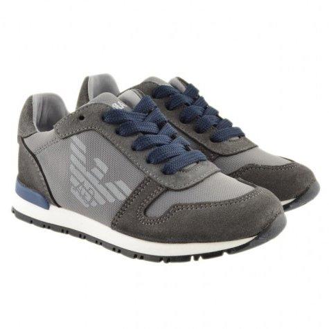 Armani Junior Sneaker 162 405020 Footwear - Youth - Designer Armani Junior Grey 39