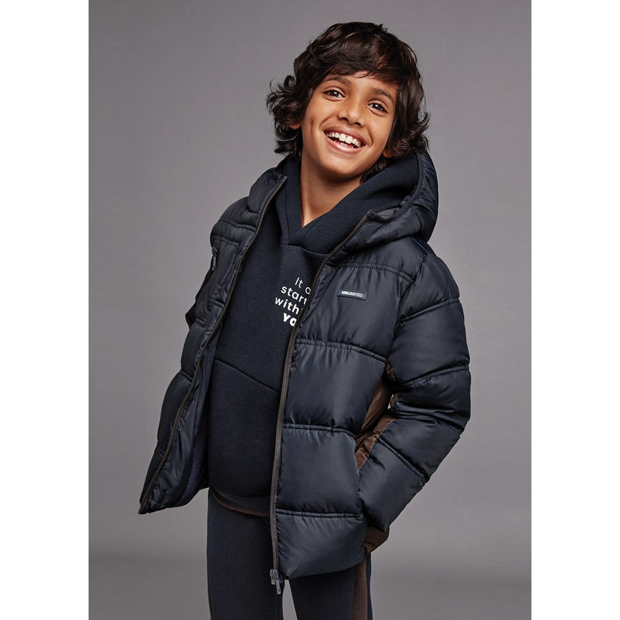 Nukutavake Winter Coat Navy 7458 87
