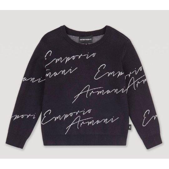 Emporio Armani Boys Knitted Pullover 182 Unclassified Emporio Armani