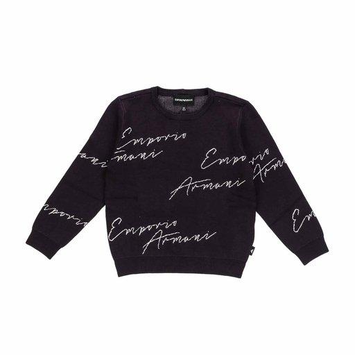 Emporio Armani Boys Knitted Pullover 182 Unclassified Emporio Armani Blue 8S