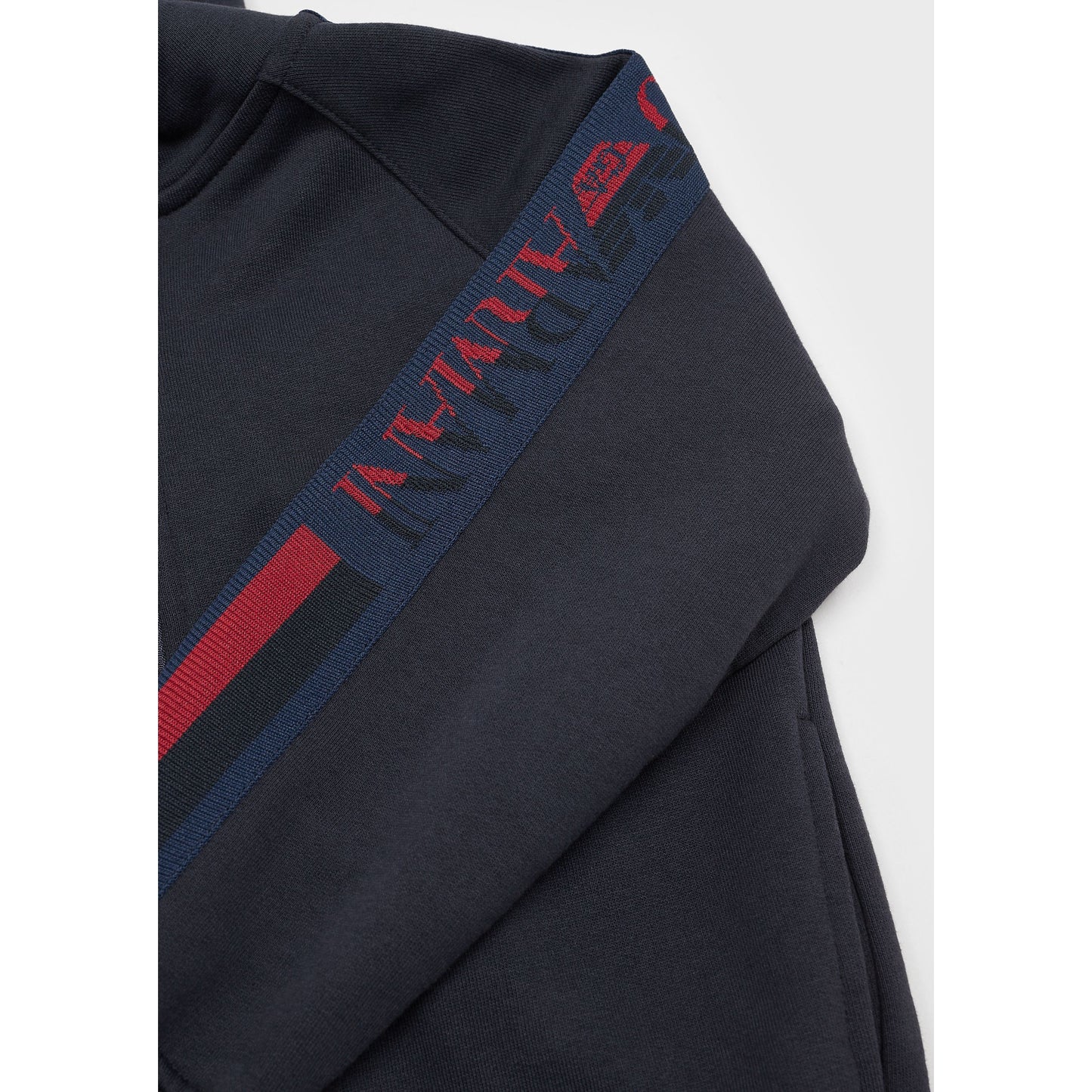 Emporio Armani Boys Navy Hooded Sweatshirt Sweatshirts and Sweatpants Emporio Armani