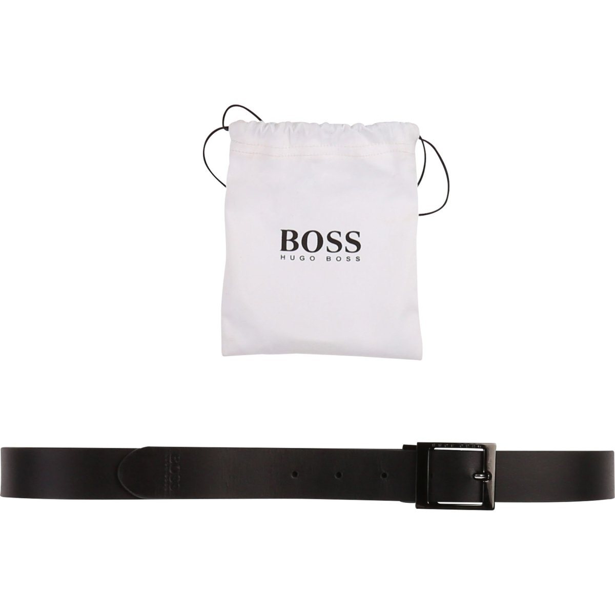 Hugo Boss Boys Black/Blue Reversible Belt Belts Hugo Boss