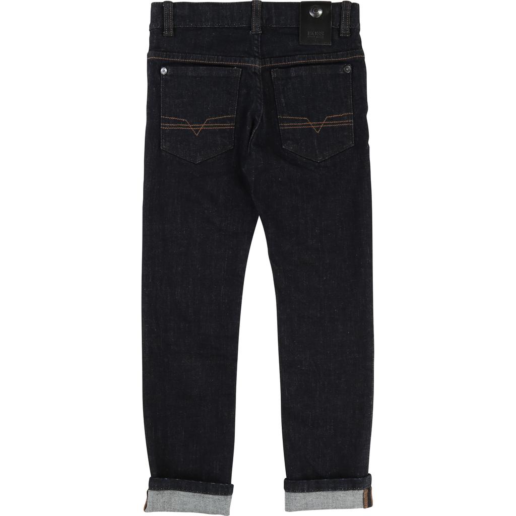 Hugo Boss Boys Denim Pant Slim Fit 172 J24449 Cotton Pants Hugo Boss