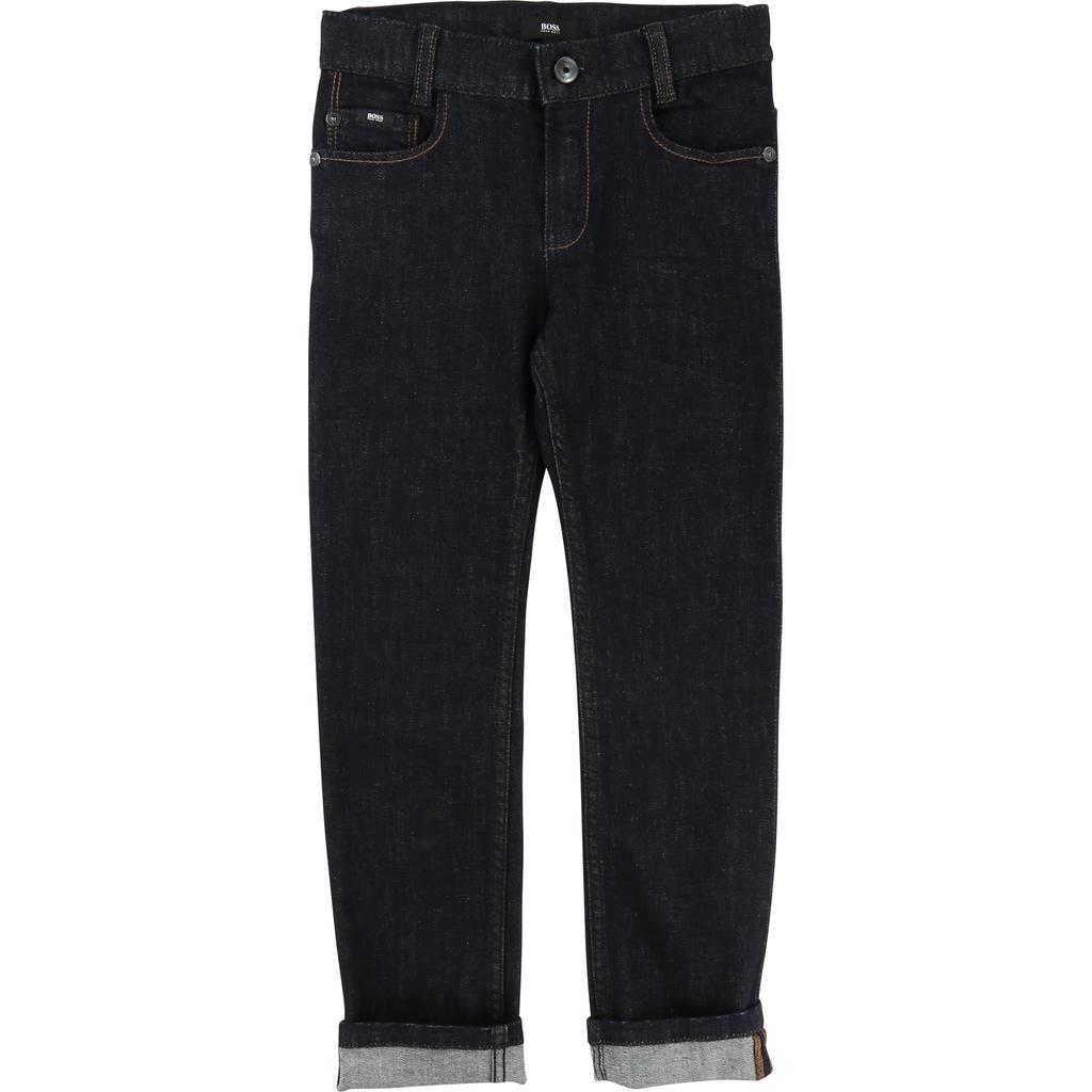 Hugo Boss Boys Denim Pant Slim Fit 172 J24449 Cotton Pants Hugo Boss