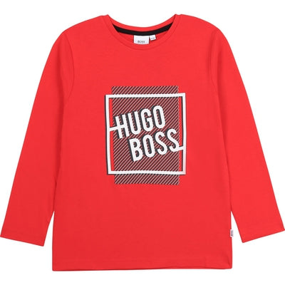 Hugo Boss Boys Long Sleeve T-Shirt T-Shirts Hugo Boss