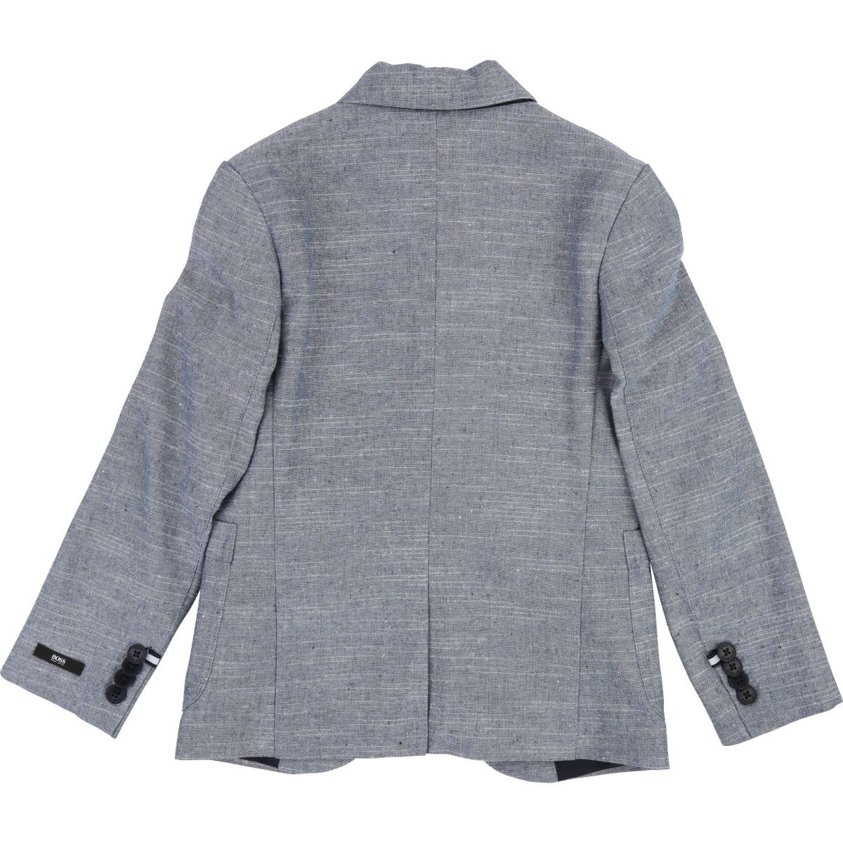 Hugo Boss Boys Slim Cotton Suit Blue/Grey J26371/J24571 Suits (Boys) Hugo Boss