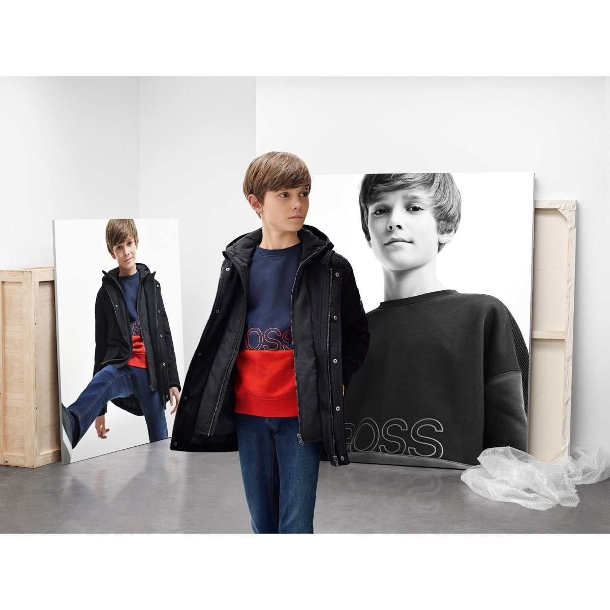 Hugo Boss Boys Sweatshirt 192 J25E16 Sweatshirts and Sweatpants Hugo Boss