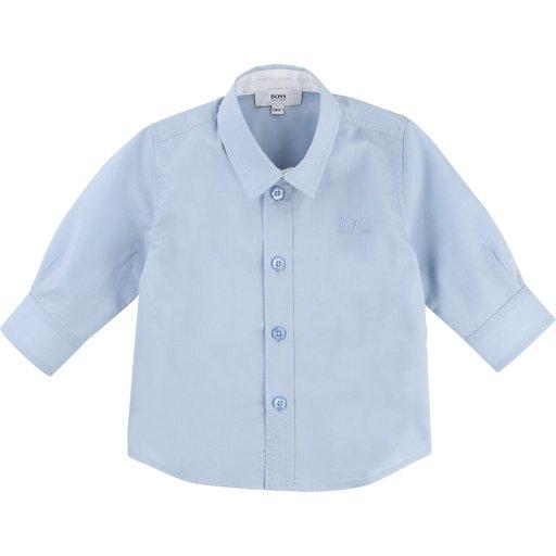 Hugo Boss Toddler Dress Shirt J05P03 Dress Shirts Hugo Boss Faded Blue 3