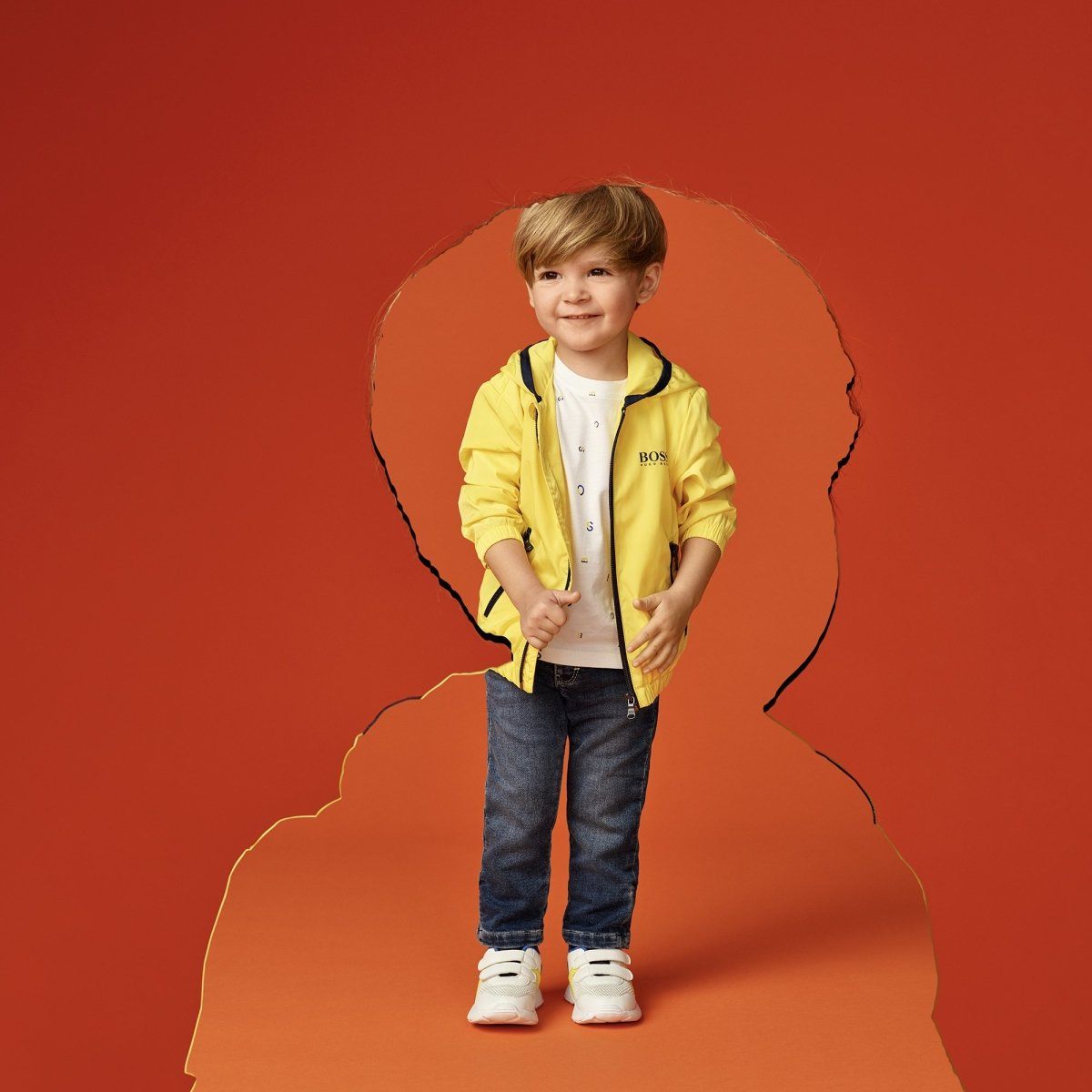 Hugo Boss Toddler Hooded Windbreaker Outerwear Hugo Boss