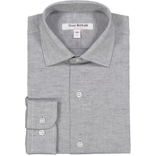 Isaac Mizrahi Boys Shirt 181 SH9380 Dress Shirts Isaac Mizrahi Chambray Grey 8R