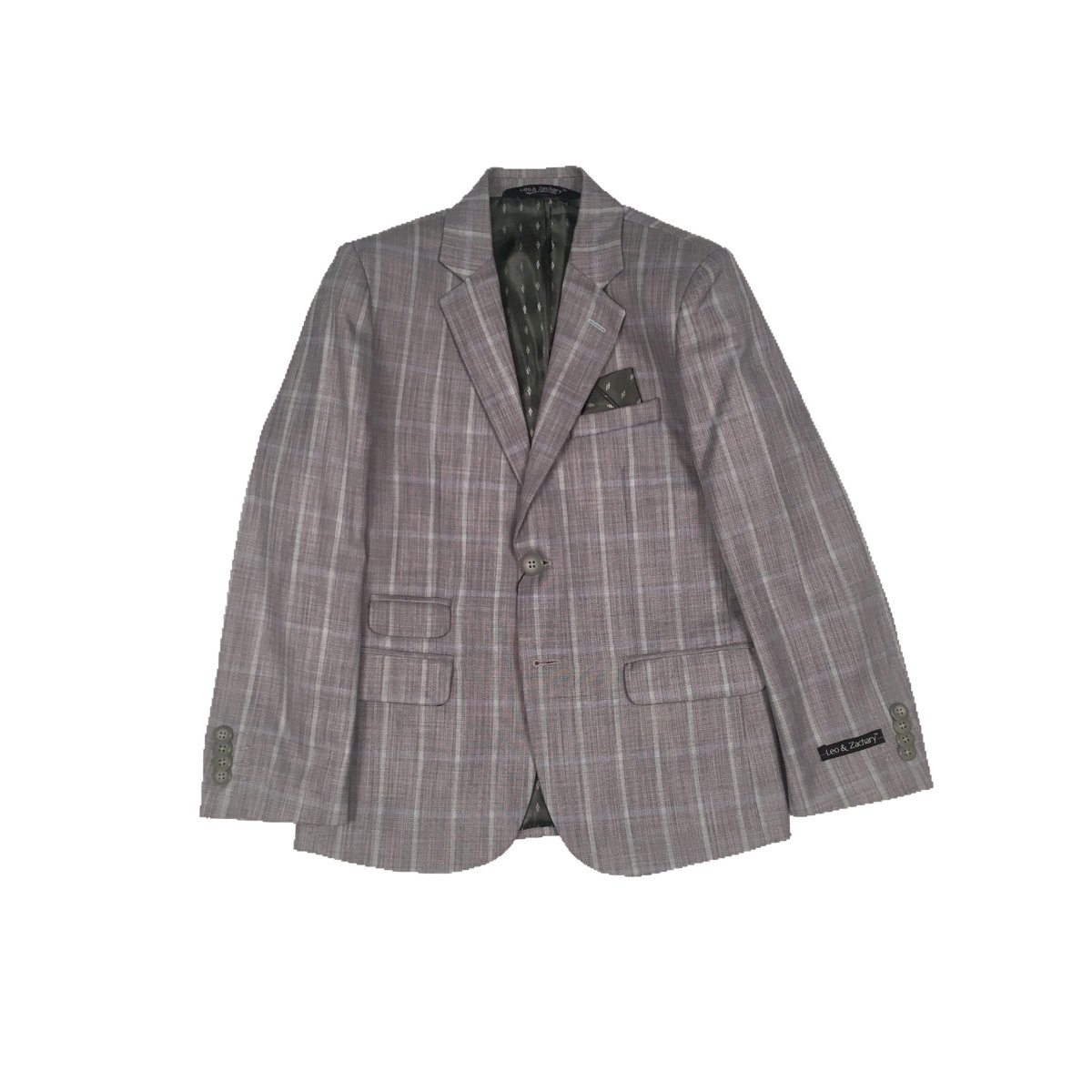 Leo & Zachary Boys Slim Aqua Blazer BLZ855 Sports Jackets Leo & Zachary