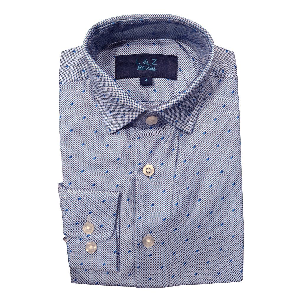 Leo & Zachary Boys Slim Shirt 181 5625 Dress Shirts Leo & Zachary