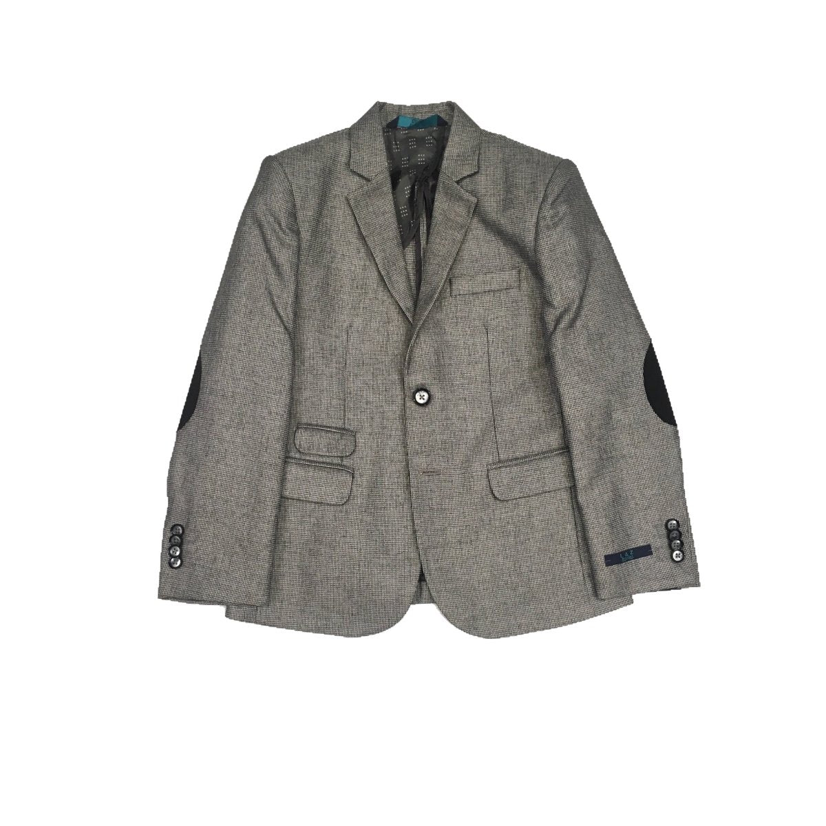 Leo & Zachary Boys Slim Steel Grey Blazer BLZ811 Sports Jackets Leo & Zachary