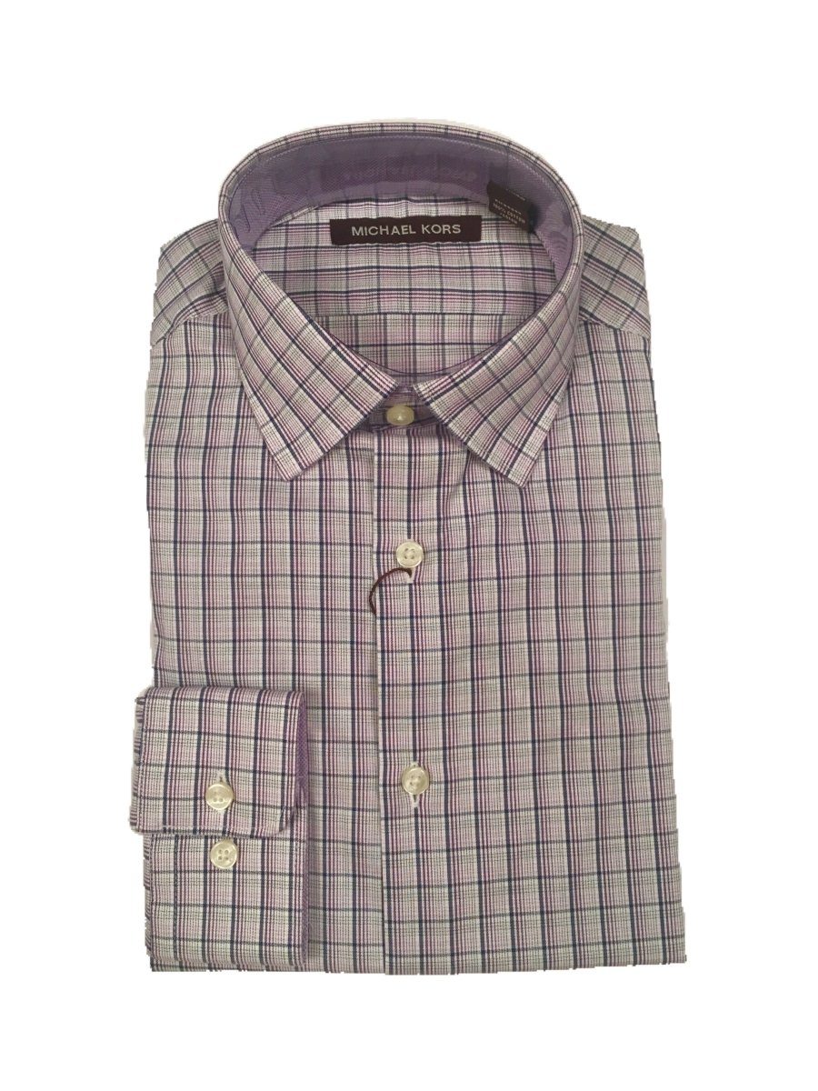 Michael Kors Boys Cotton Plaid Shirt 192 Z0308 Dress Shirts Michael Kors