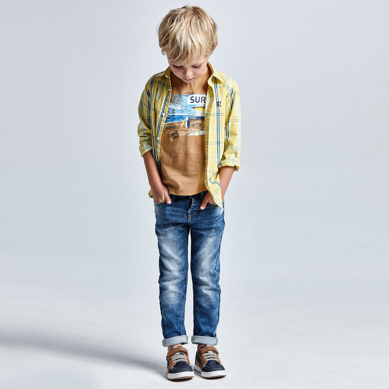 Mayoral Mini Boys Denim Medium Blue Jeans