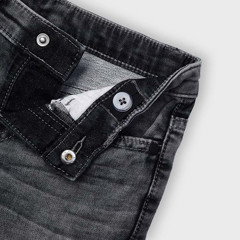Mayoral Mini Boys Denim Shorts -grey