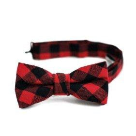 Urban Sunday Bow Tie Buffalo 21403B Ties Urban Sunday Red/Black S (0-1 yrs)
