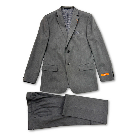 Tallia Boys Skinny Grey Dot Suit