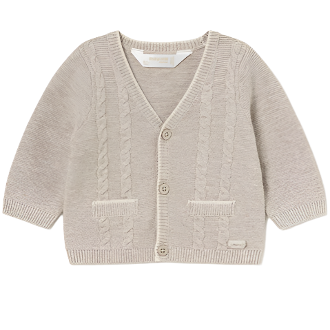 Baby Buttoned Knit Cardigan