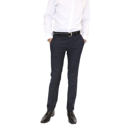 Andrew Marc Boys Skinny Dark Blue Stretch Suit Separate Pants_ 3W0002