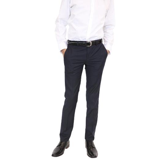 Andrew Marc Boys Skinny Dark Blue Stretch Suit Separate Pants_ 3W0002