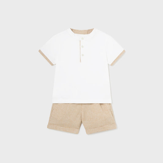 Mayoral Baby Polo Short Set_ 1245-58