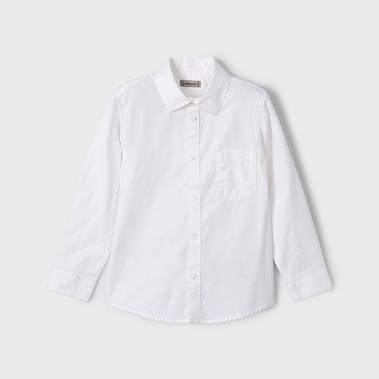 Mayoral Mini Basic Long Sleeve Shirt_ 140-34
