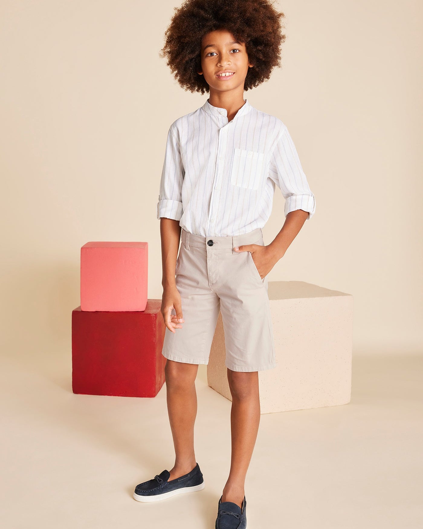 Nukutavake Boys Basic Chino Shorts