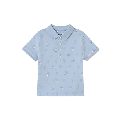 Mayoral Baby Palm Tree Print Short Sleeve Polo_ 1109-66