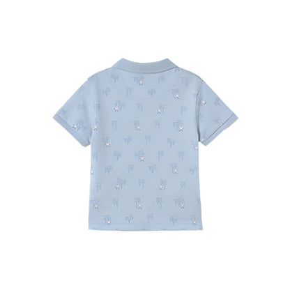 Mayoral Baby Palm Tree Print Short Sleeve Polo_ 1109-66