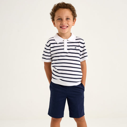 Mayoral Boys Striped Polo
