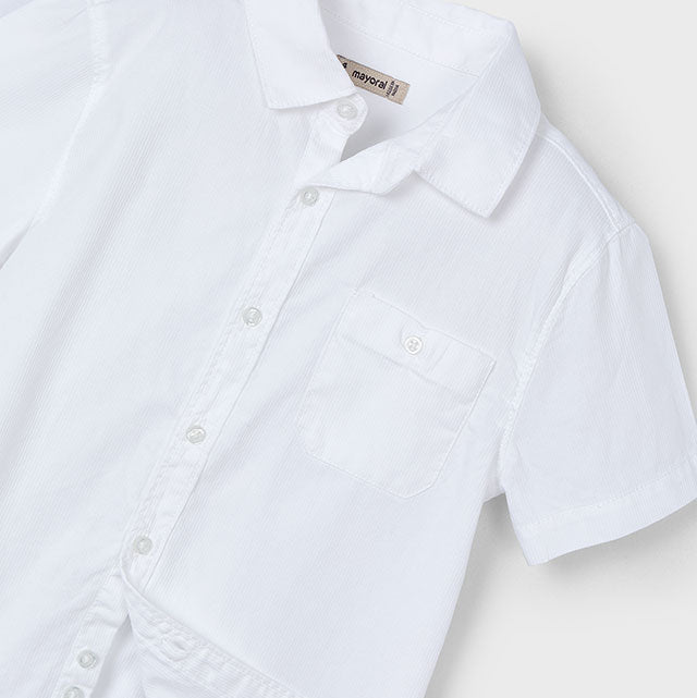 Mayoral Mini Short Sleeve Buttondown Shirt_ 3112-78