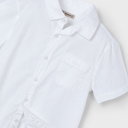 Mayoral Mini Short Sleeve Buttondown Shirt_ 3112-78