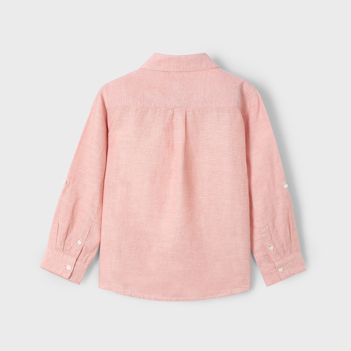 Mayoral Mini Long Sleeve Linen Shirt