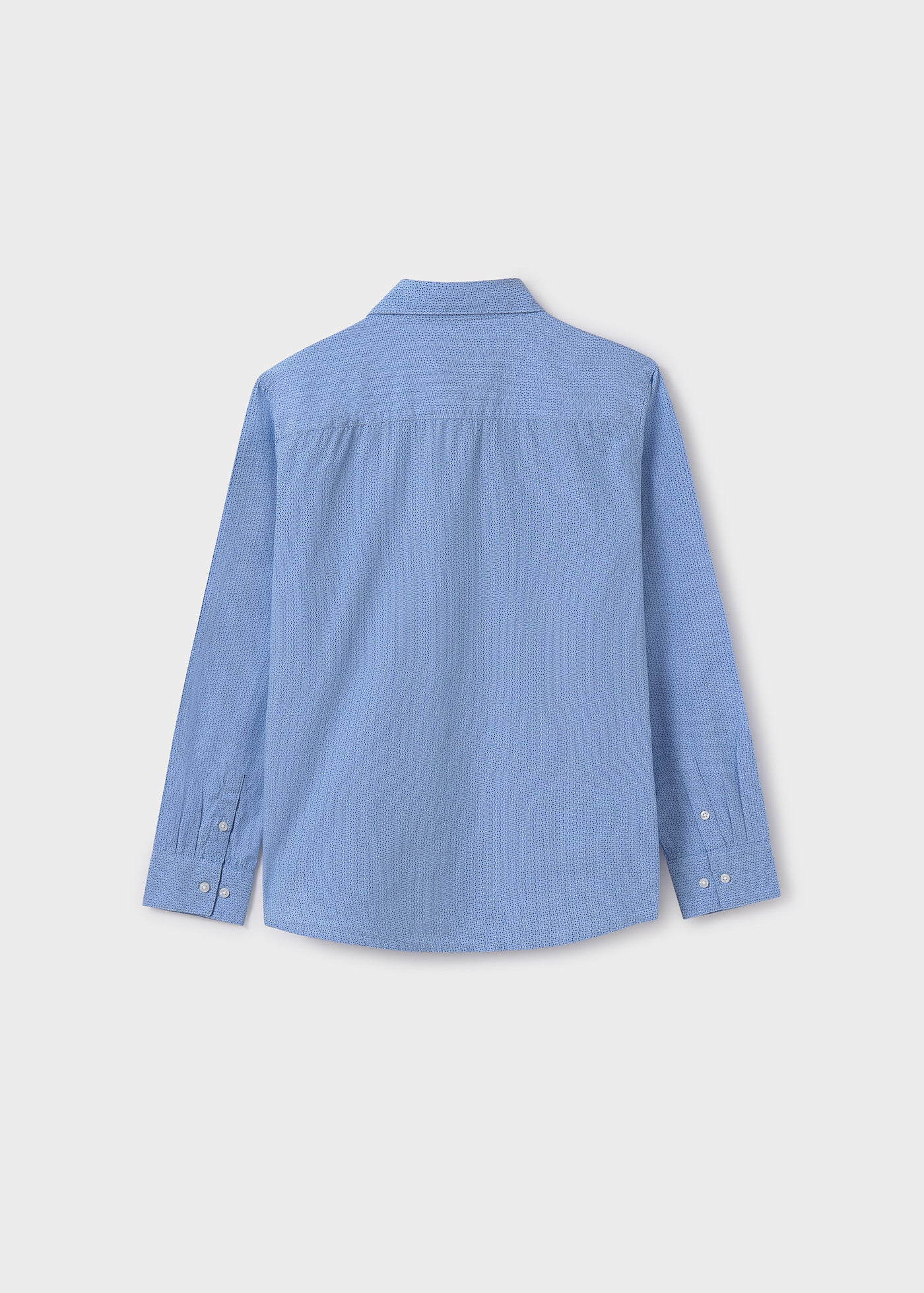 Nukutavake Boys Long Sleeve Micro Print Shirt