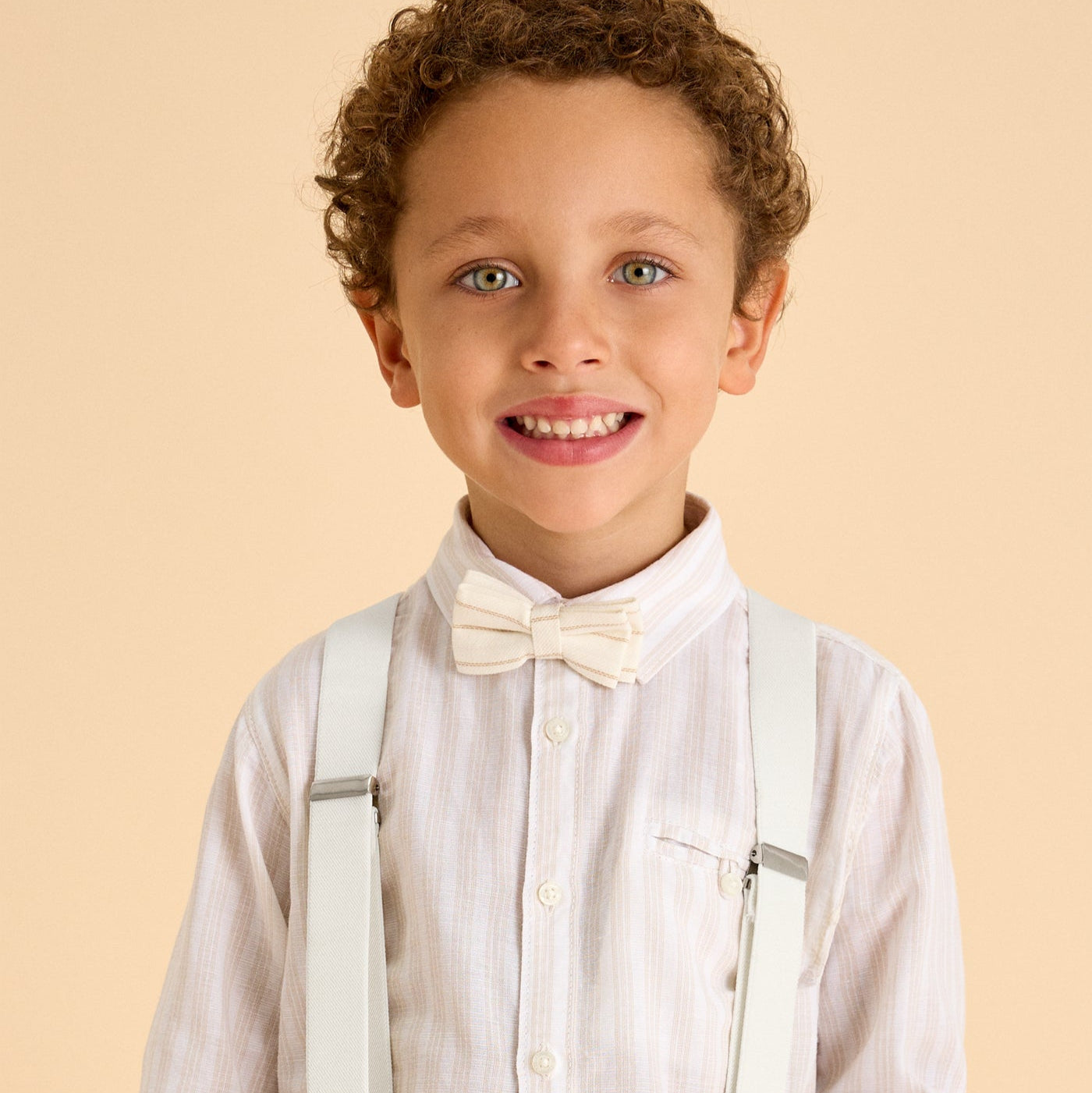 Mayoral Boys Bowtie & Suspender Set
