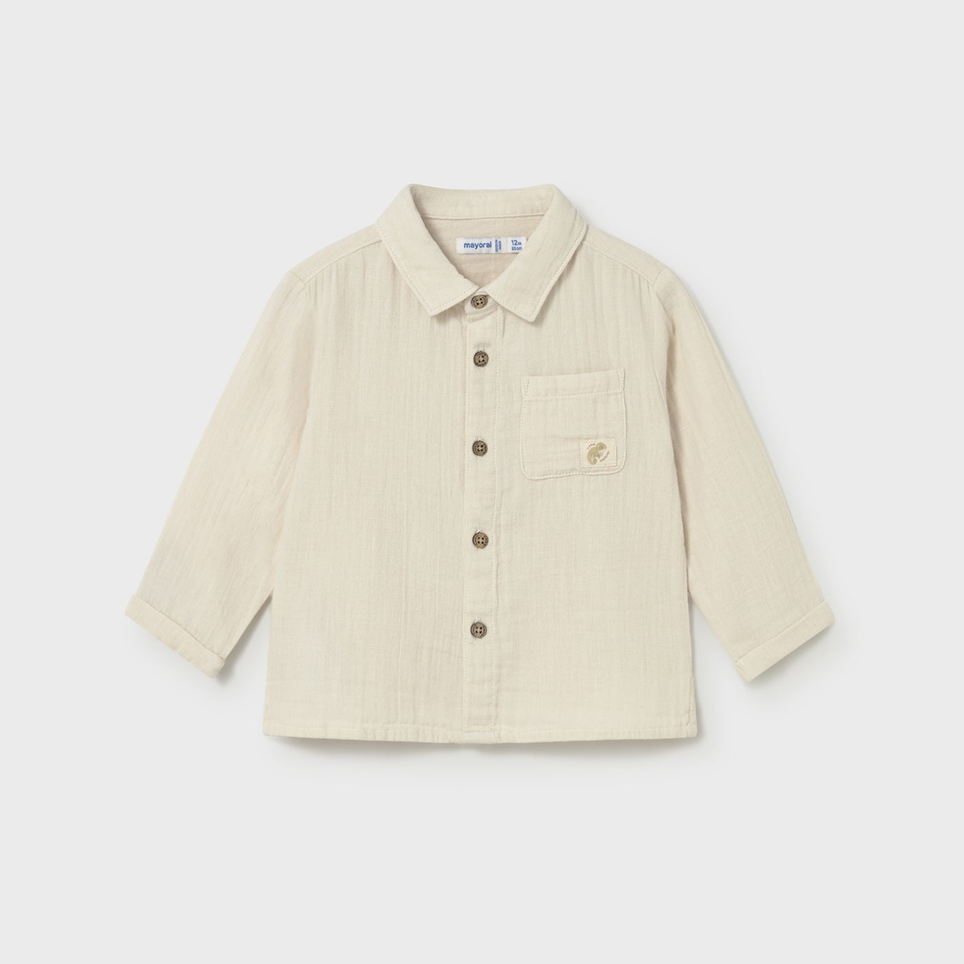 Mayoral Baby Boys Long Sleeve Button-down Shirt_ 1119