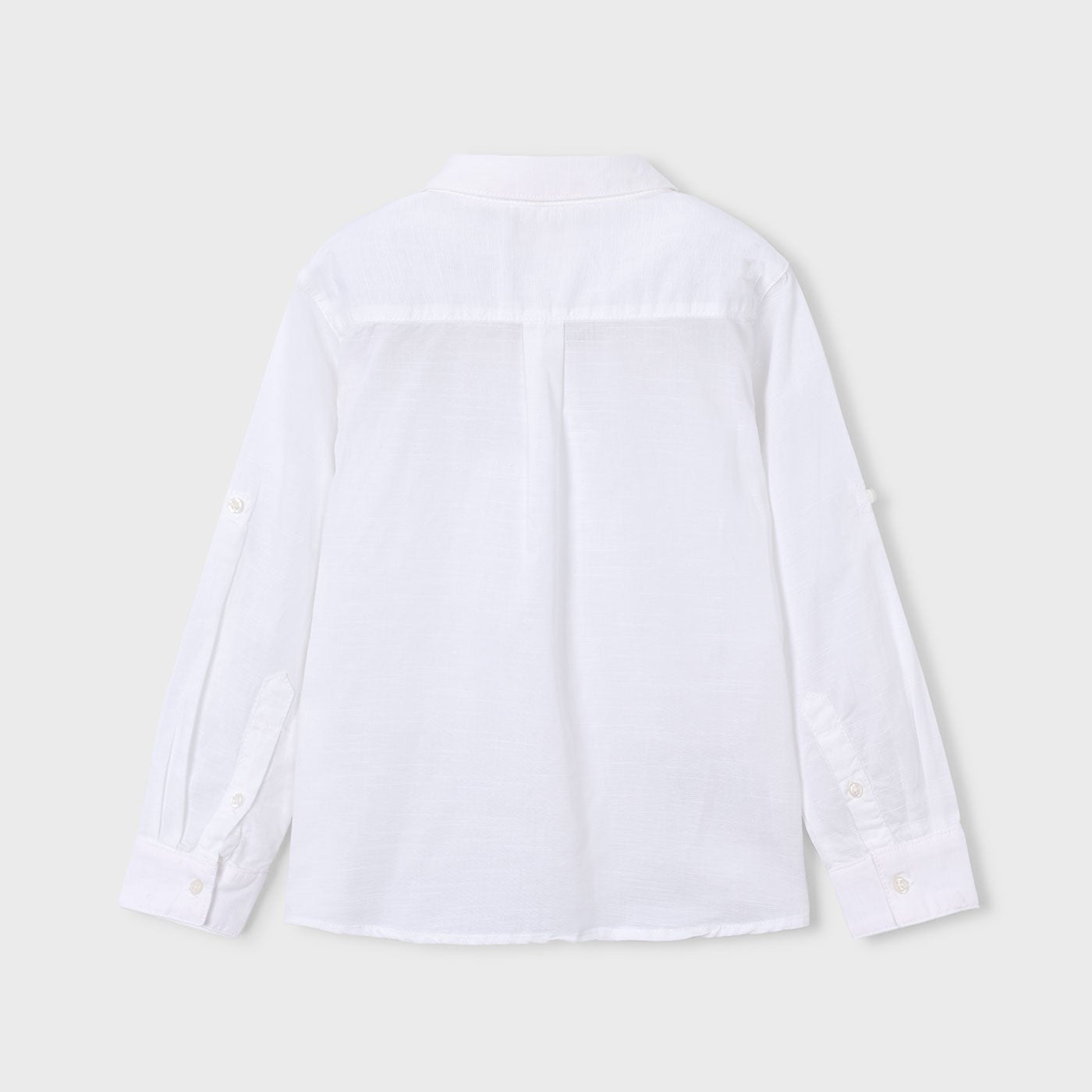 Mayoral Mini Boys Long Sleeve Linen Shirt_ 3119