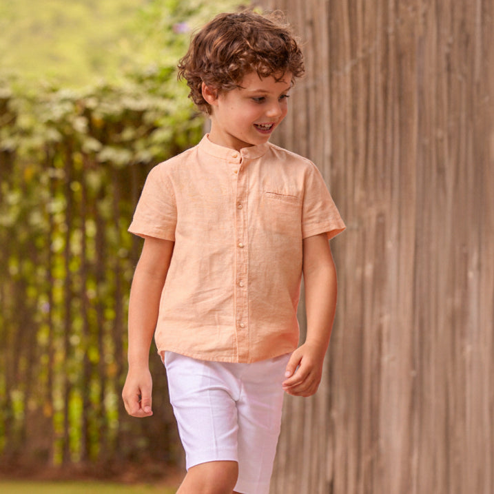 Mayoral Mini Boys Linen Bermuda Shorts_ 3201