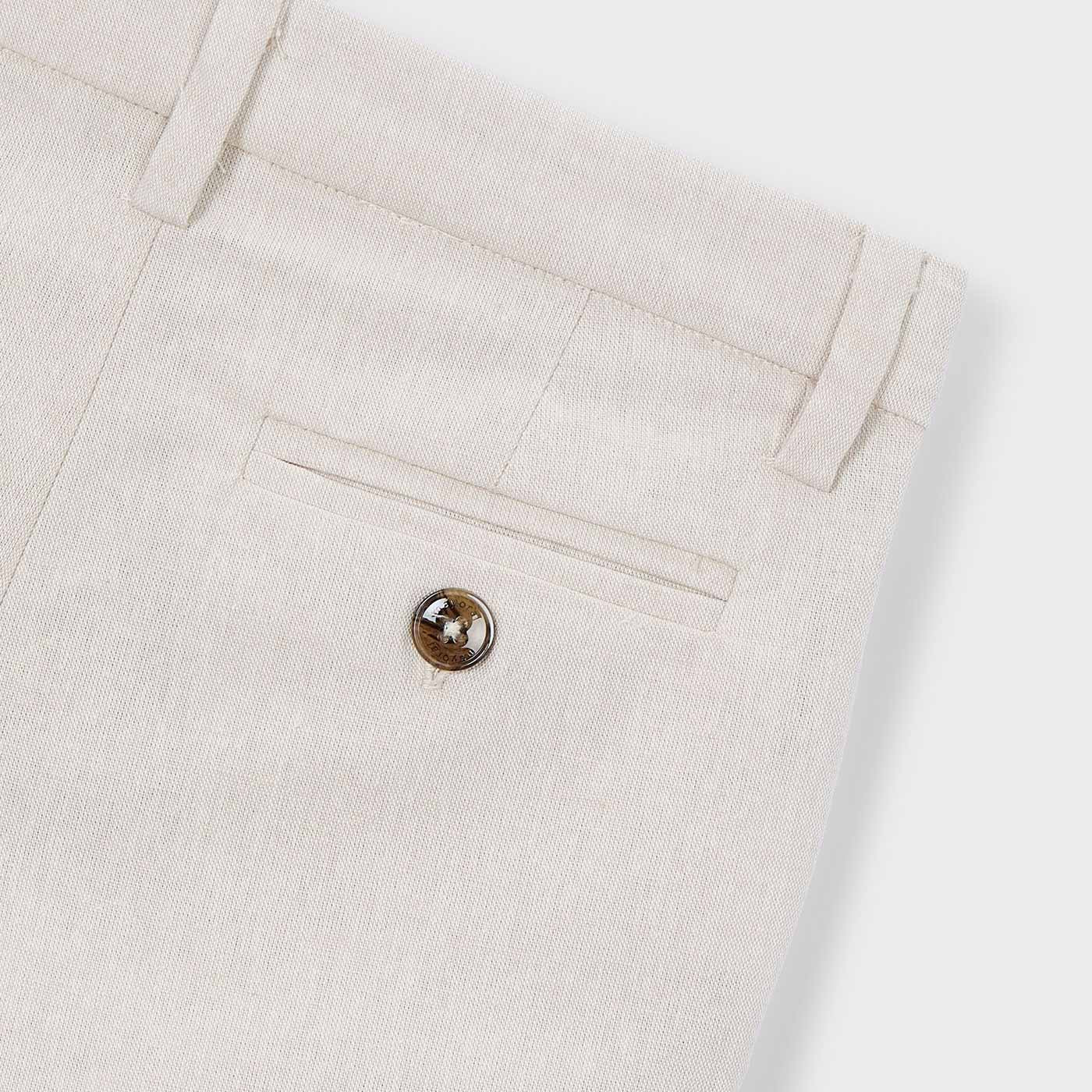 Mayoral Mini Boys Linen Pants_ 3574