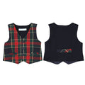 Abel & Lula Navy Plaid Vest_5840 - 5 - NorthBoys