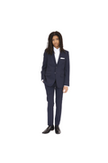 Andrew Marc Boys Skinny Dark Blue Stretch Suit Separates-NorthBoys