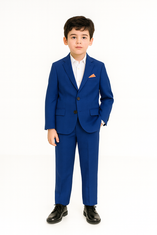 Appaman Boys Slim Mod Palace Blue Suit-NorthBoys