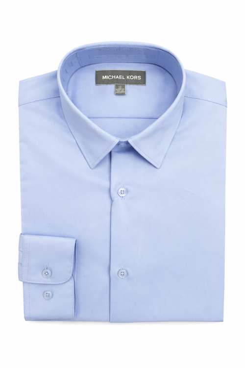 Michael Kors Blue Dress Shirt_ SJY0061