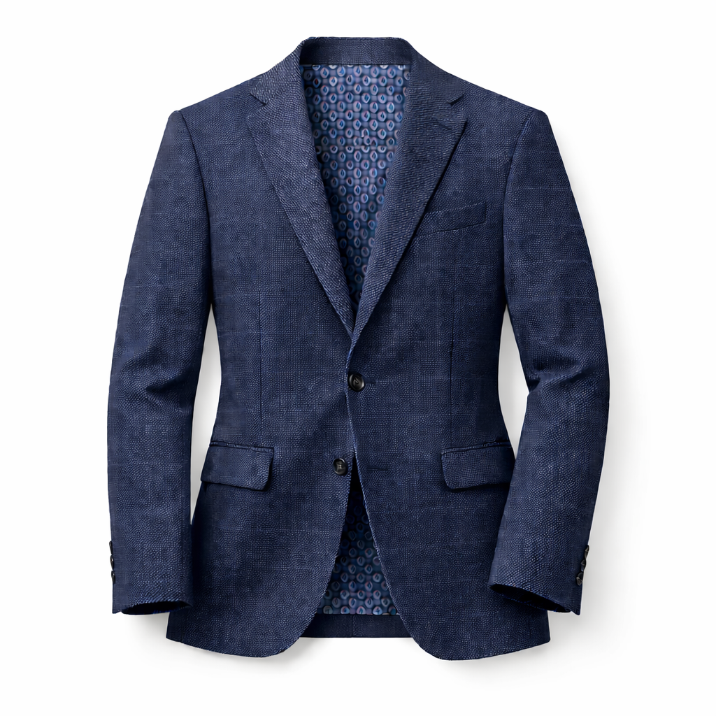 Nice Threads Boys Slim Fit Dark Blue Sports Jacket_ Y1SJ621-J