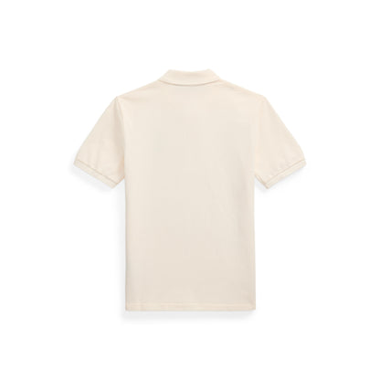 Back View Ralph Lauren Boys Basic Mesh Polo