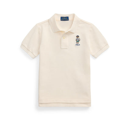 Front View Ralph Lauren Boys Basic Mesh Polo